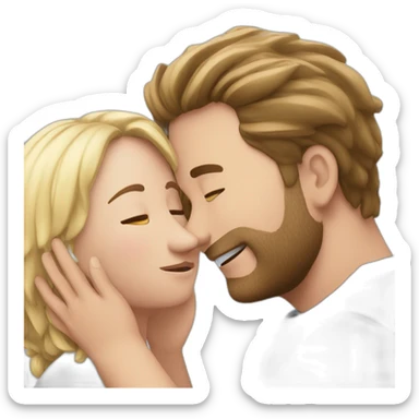 salamèche qui fait un calin avec évoli sticker