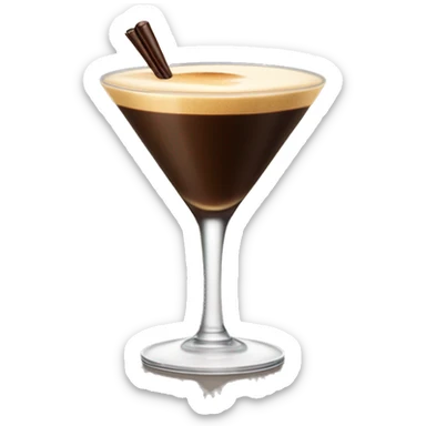 an espresso martini cocktail  sticker