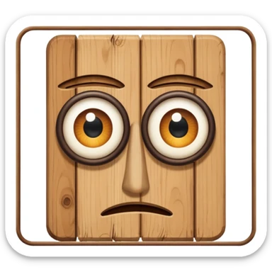 The character Plank from the cartoon Ed Edd n Eddy sticker