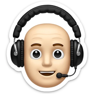 наушников квадратными амбюшурами в стиле Marshall. sticker