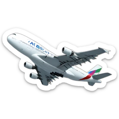 airbus A380 sticker