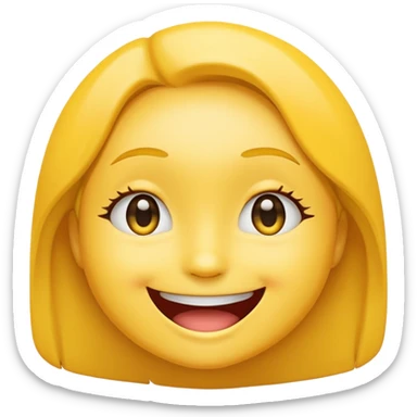 Minori Hanasato from Project Sekai as a smiley face emoji sticker