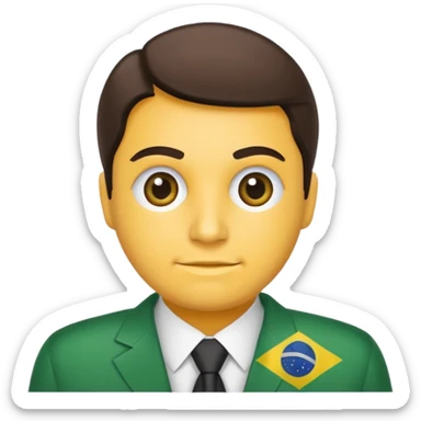 brazil country government sticker
