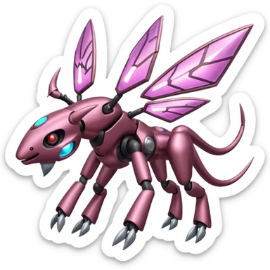 Vikavolt-Pinsir-Genesect-Miraidon-fusion, full body sticker