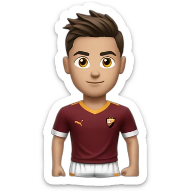 Dybala con la maglia della roma sticker