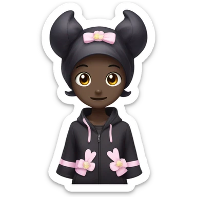 Kuromi with mymelody  sticker