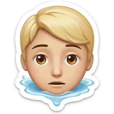 so like a sad face 🥺 and mix of this☺️ and this😔, like someone is sad because you ignore them but they have that cute smiley face with watery but not watery eyes and you cant say no to them, but make it classic emoji not woman or man emoji sticker