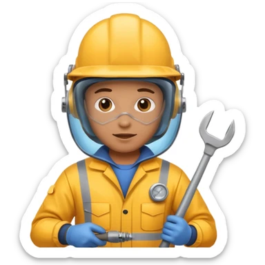 An high voltage technician  sticker