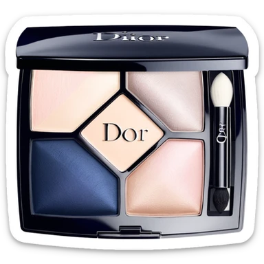 8k, hyperrealism, isolated, Diorshow 5 Couleurs – Limited Edition
Eye Palette with 5 Eyeshadows - Couture Pouch, 931 BOLD BLACK sticker