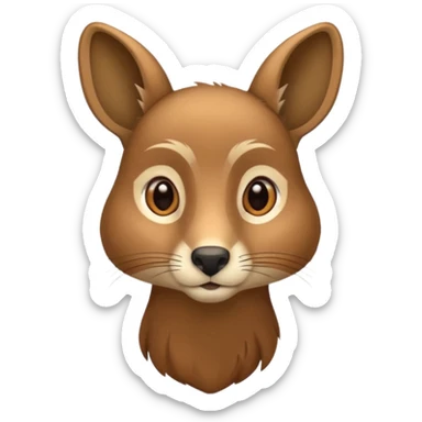 Danish doe wisk sticker