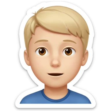 A boy showing right cheek to her mother asking for a gentle playful slap only boy no picture of mother included in emoji
Give side view of right cheek sticker