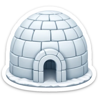 different type of igloo  sticker
