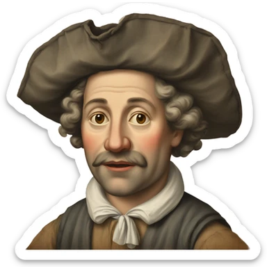 dutch trader 17th century sticker