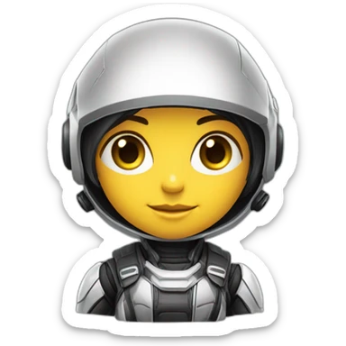 Girl developer behind his laptop with this style : Crytek Crysis Video game with nanosuit character hacker themed character sticker