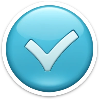 I want a blue verified check mark emoji sticker
