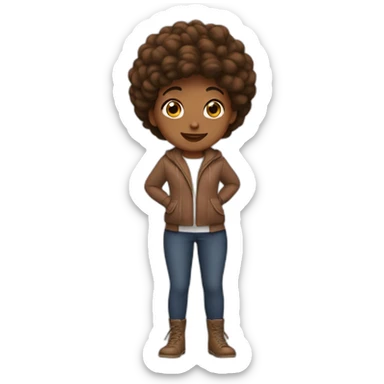 Milly Boby Brown sticker