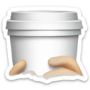  Cute Blonde girl blue eyes wrapped in blanket drinking coffee sticker