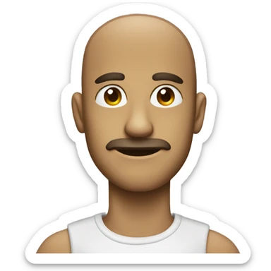 Anonymes Emoji with side glance sticker