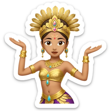 danseuse balinaise sticker