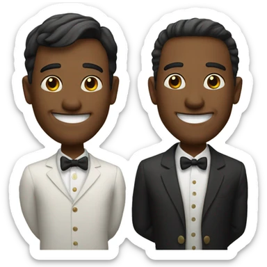 cary and happy sticker