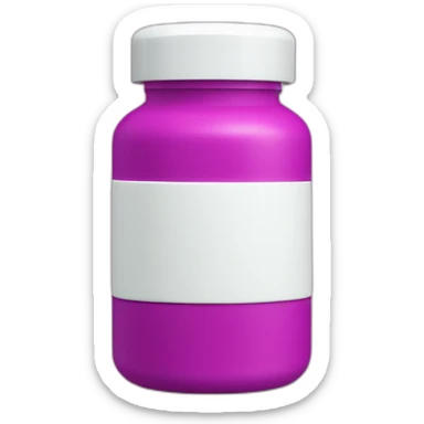 supplement bottle with “Mg” sticker