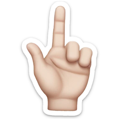 Kleiner finger sticker