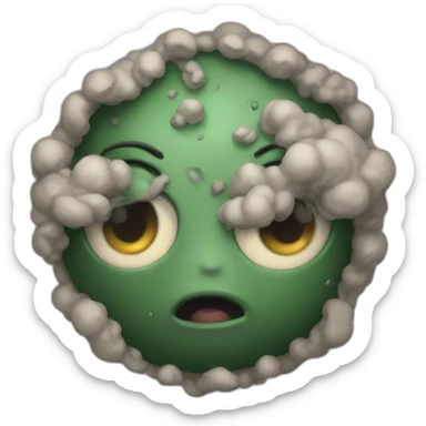 The end of the world sticker