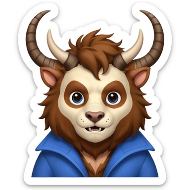 Beast from Beauty and the Beast Movie sticker