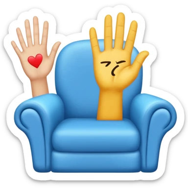 Une main humaine faisant le chiffre deux avec les doigts (index et majeur levés, les autres doigts repliés), fond neutre, photo réaliste. avec des ongles si possible  sticker