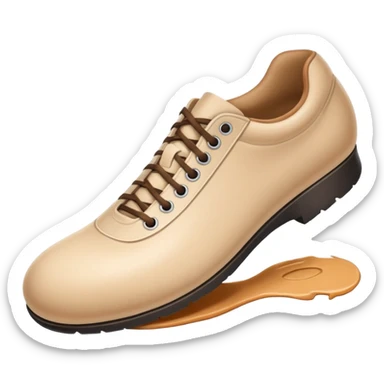 a full human leg with a sneakered foot pressing down on the ground. The shoe sole touches the floor, and directly beneath it a fresh shoe print is clearly visible. Rounded, glossy, smooth, soft shadows, white background.





 sticker