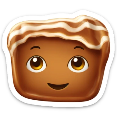 Toffee candy sticker