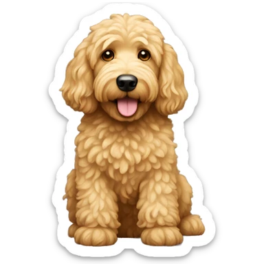 Golden Doodle Dog  sticker