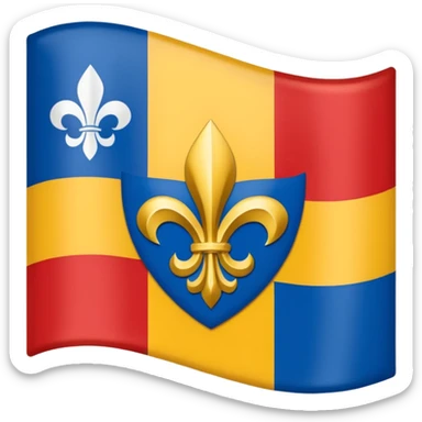 Drapeau de la région du Var 83 en France: composé de cette manière : 🟥🟥🟥🟥🟥🟥🟥
🟨🟨🔵🔵🔵🟨🟨
🟨🟨🔵⚜️🔵🟨🟨
🟨🟨🔵🔵🔵🟨🟨
🟨🟨🟨🟨🟨🟨🟨 sticker