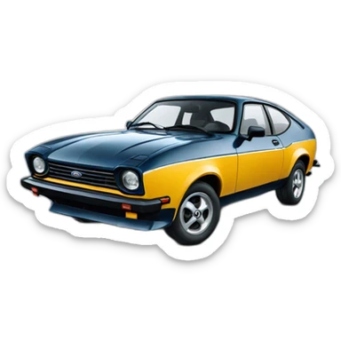 LOGO Ford Capri sticker