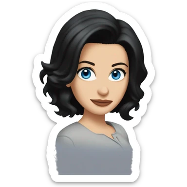Monica Geller blue eyes sticker