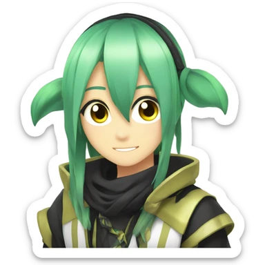 vocaloid leek sticker