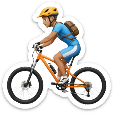 montaña ciclismo sticker