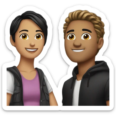 demi and tyler sticker