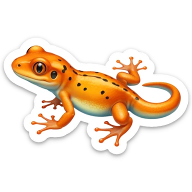 Newt, Amphibian. sticker