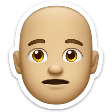 Un gars qui dort sticker