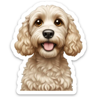 Cockapoo dog  sticker