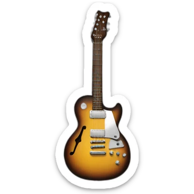 bruce springsteen guitar sticker