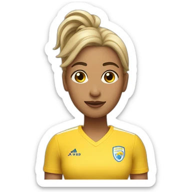 Chica futbolista sticker