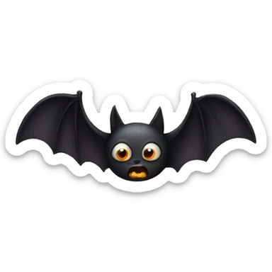 halloween bat sticker