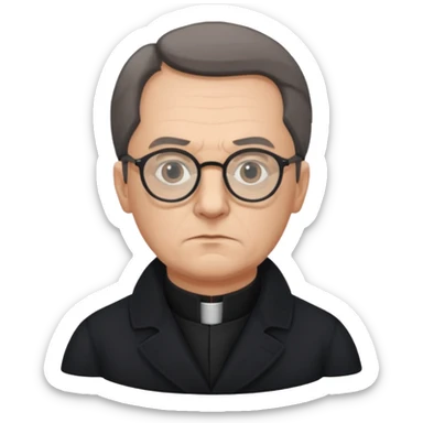 Johann Gottlieb Fichte philosopher three-quarter view sticker