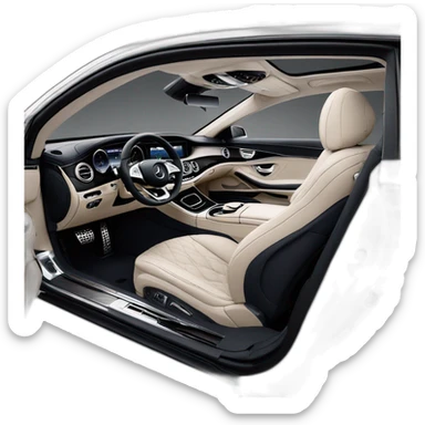 mercedes benz s class interior sticker