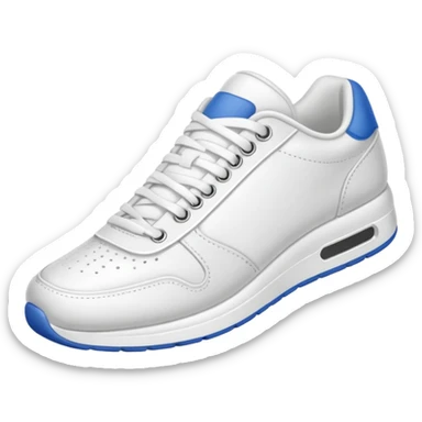 an ios genmoji for a pair of white sneakers  sticker