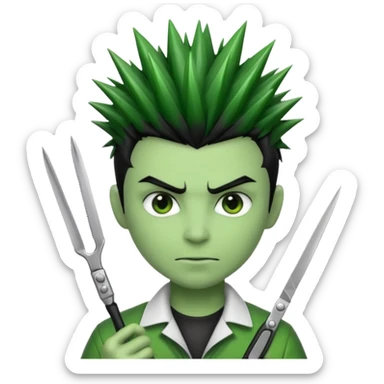 mutant hairdresser sticker