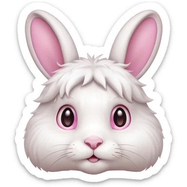 key whit bunny sticker