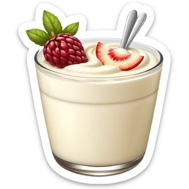 Yogurt greco e frutta secca
 sticker